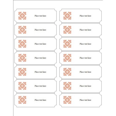 Martha Stewart Home Office with Avery Classic Shape Label Autumn Flourishes, 14 per sheet
