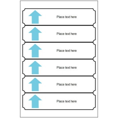 Martha Stewart Home Office with Avery Weatherproof Classic Shape Label Moving Labels, 6 Per 4 x6" Sheet