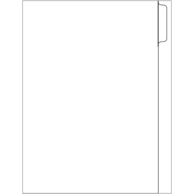 Print-On Dividers, 5-Tab, Portrait