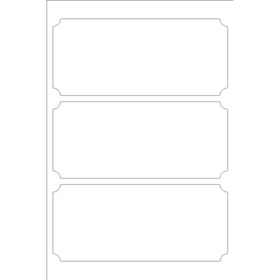 Martha Stewart Home Office with Avery Removable Classic Shape Label, 3 per 4x6 sheet