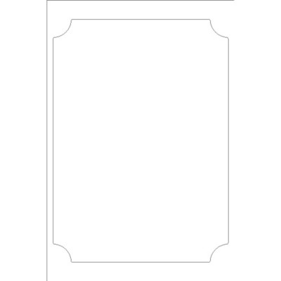 Martha Stewart Home Office with Avery Classic Shape Labels, 1 per 4 x 6 sheet