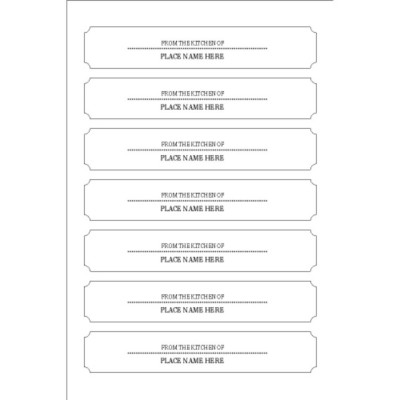 Martha Stewart Home Office with Avery File Folder Label, Dotted Line From the Kitchen of, 7 per 4x6" sheet