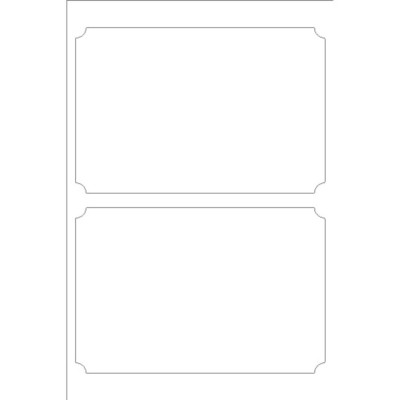 Martha Stewart Home Office with Avery Classic Shape To From Shipping Label, 2 per 4 x 6 sheet