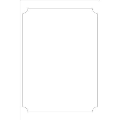 Martha Stewart Home Office with Avery Removable Classic Shape Label, 1 per 4x6 sheet