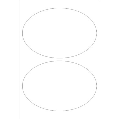 Martha Stewart Home Office with Avery Textured Oval Labels, 2 per 4 x 6 sheet