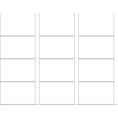 Tear Away Cards for Tall Flyers, 9 per sheet