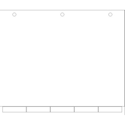 Print-On Wide-Format Dividers 5-Tab - Landscape