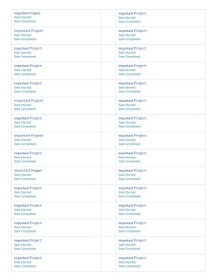 Basic Filing Label, Blue Font, 30 per sheet for Microsoft Word for Windows 2007