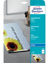 Transparent, zelfklevende Folie