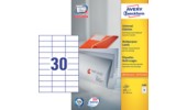Universele etiketten, wit, 70 x 29,7 mm