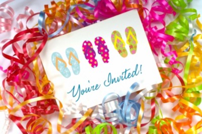 Sizzling Summer Party Invitations