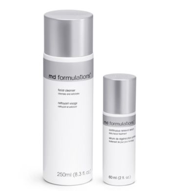 Cleanser & Continuous Renewal Serum Set