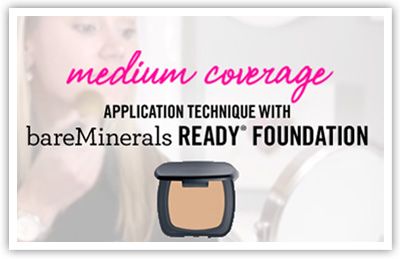 bareMinerals READY SPF 20 Foundation - Medium Coverage Application