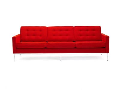 Florence Knoll Sofa in Volo Leather