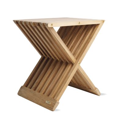 Teak Folding Stool