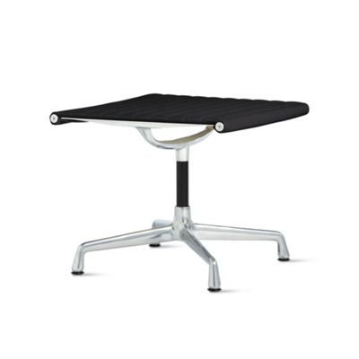 Eames® Aluminum Ottoman - Vicenza Leather