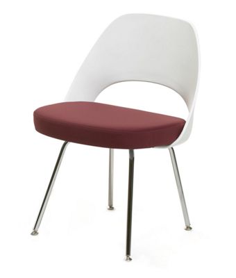 Saarinen Executive Side Chair with Plastic Back