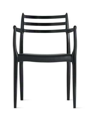 Moller Model 62 Armchair with Natural Woven Seat