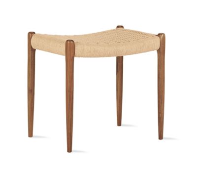 Moller Model 80A Stool with Natural Woven Seat