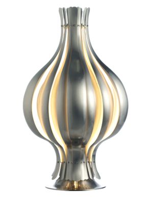 Onion Table Lamp in White