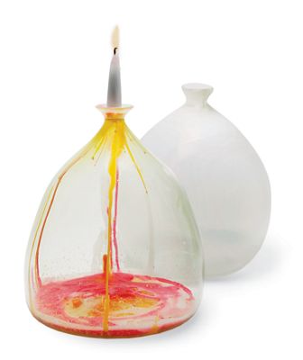 Candle Wax Vase