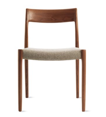 Møller Model 77 Side Chair in Walnut with Hallingdal Seat