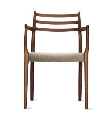 Møller Model 62 Armchair in Walnut with Hallingdal Seat