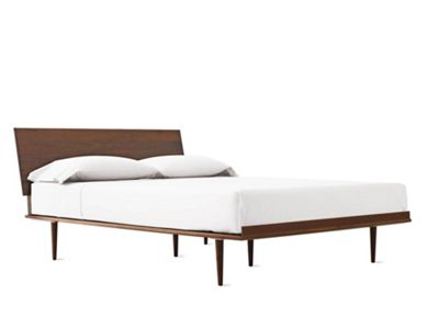 American Modern Bed in Walnut
