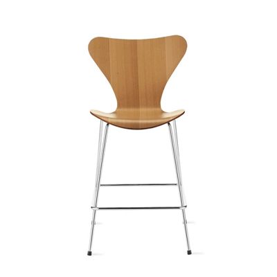 Series 7™ Counter Stool in Natural Veneer