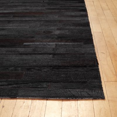 Thin Strip Cowhide Rug