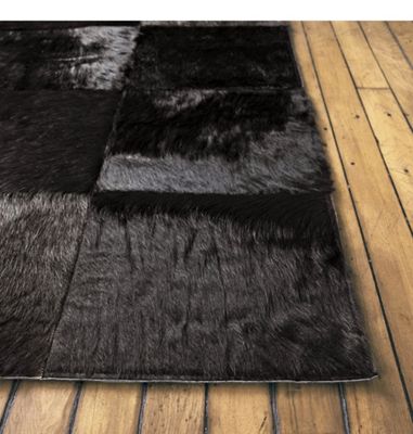 Patch Cowhide Rug