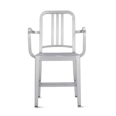 1006 Navy® Armchair with Brushed Finish