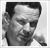 Black and white picture of Tom Dixon