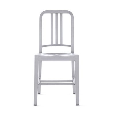 1006 Navy Side Chair - Brushed