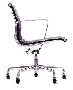 Eames Aluminum Management Chair - HM Leather