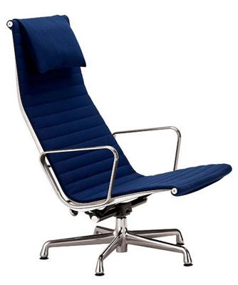 Eames Aluminum Lounge Chair - Leather