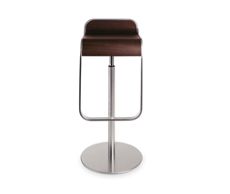 LEM Piston Stool with Wood Seat
