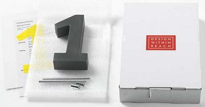 Contemporary House Number