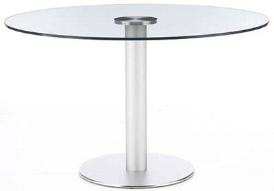 Zero Table - 39 in Glass Top