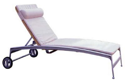 Silver Chaise Sunbrella Cushion