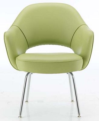 Saarinen Exec Armchair Metal - Custom SB Leather