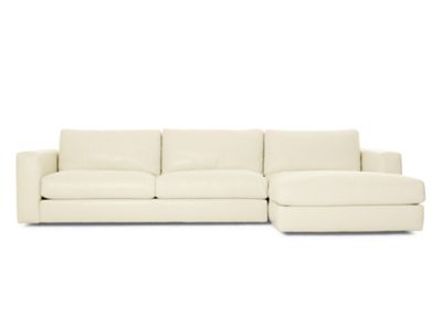 Reid Sectional Chaise Right - Leather