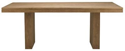 Double Teak Dining Table