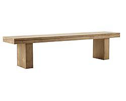 Double Teak Dining Bench