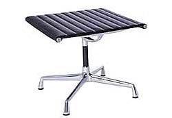 Eames Aluminum Ottoman - Leather