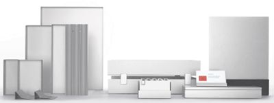 Aluminum Business Card File Box