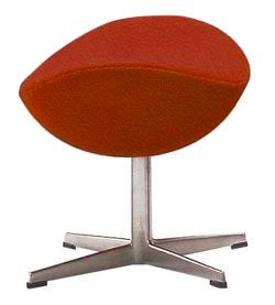 Egg™ Footstool - Tonus Fabric