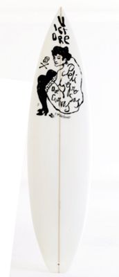 James Victore Surfboard