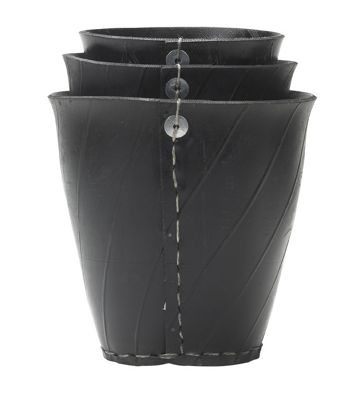 Rubber Flower Pots (Set of 3)