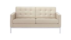 Florence Knoll Two-Seater Sofa in Classic Boucl&eacute;